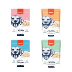 Wanpy Super Premium Wet Dog Food Pouches - Real Meat Recipes (100g)