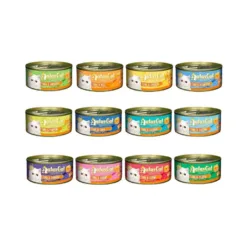 Aatas Cat Tantalizing Tuna Wet Cat Food Cans - Gourmet Flavor Variety Pack