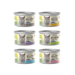 Tuna White Meat Wet Cat Food Cans - Gourmet Toppings Variety