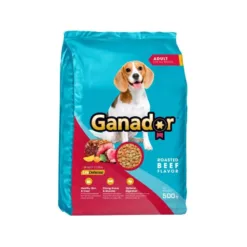 Ganador Adult Roasted Beef Flavor Dog Food - 500g Bag